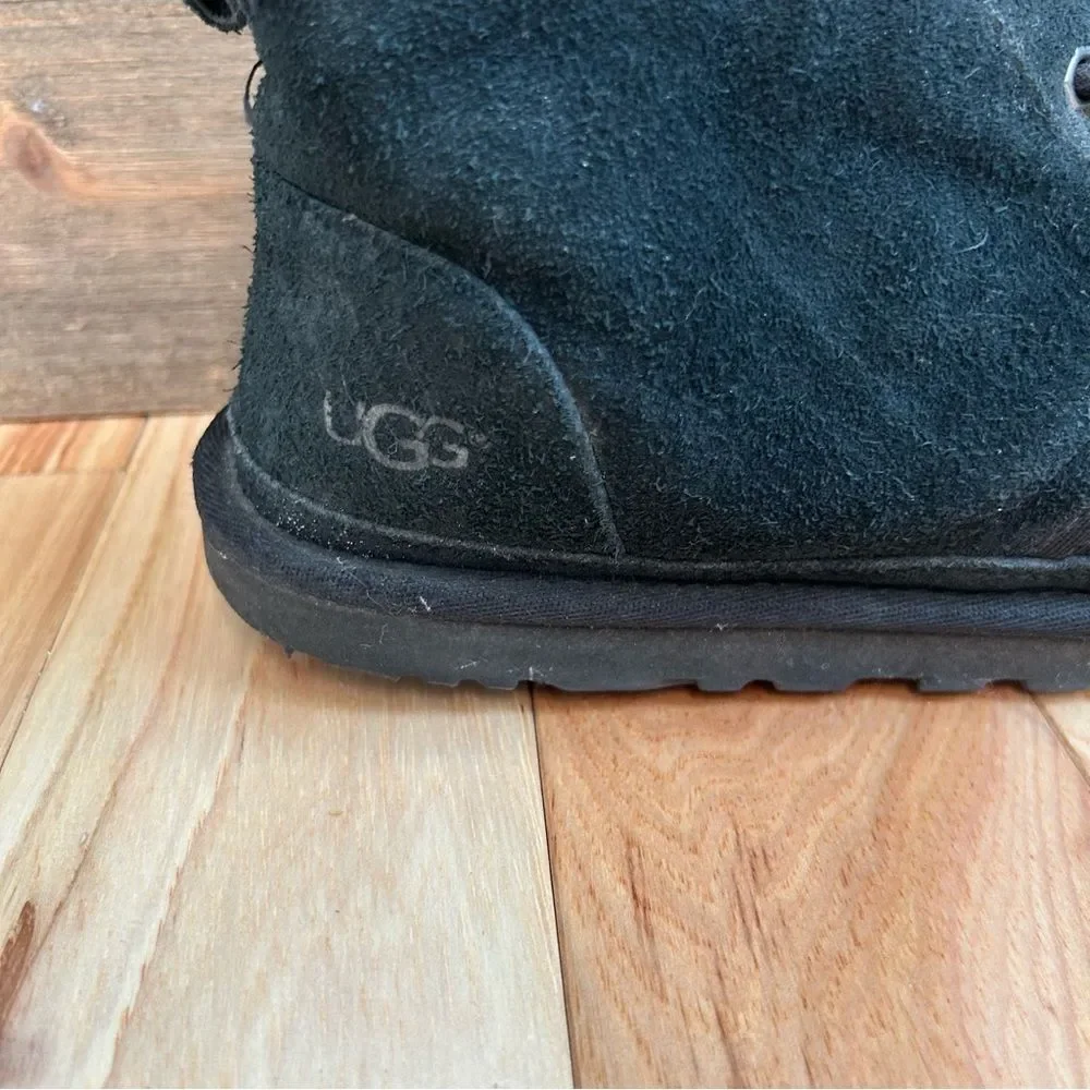 UGG Neumel Chukka Boot Black Suede Boots Men’s Sz 8